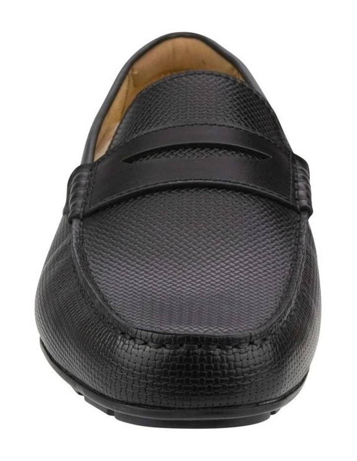 Florsheim Motor Moc Toe Penny Driver - Mocassino Uomo, Pelle Nera, Taglia 41 EU