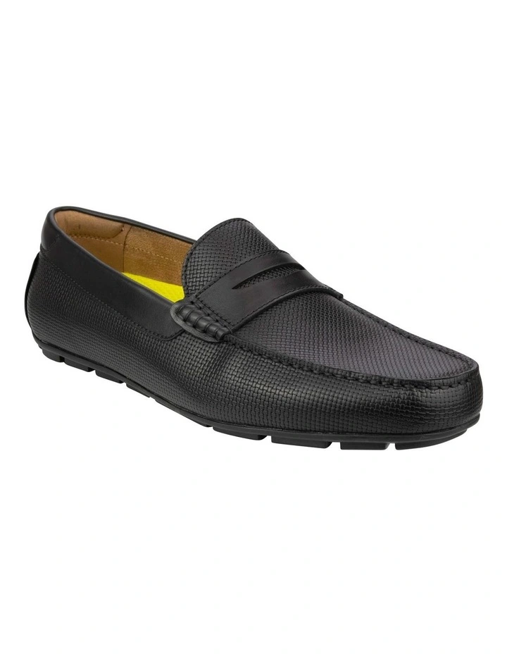 Florsheim Back Motor Leather and Suede Moc Toe Venetian Driver Shoes