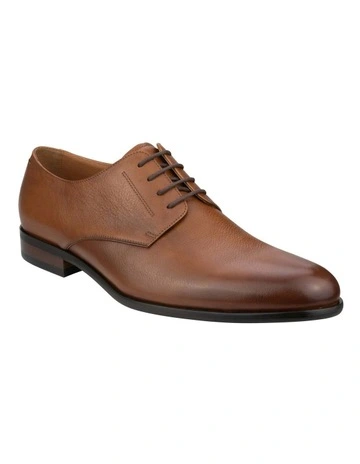 Centurion Plain Toe Derby Shoe in Brown