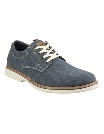 Otto Canvas OX Plain Toe Derby in Blue