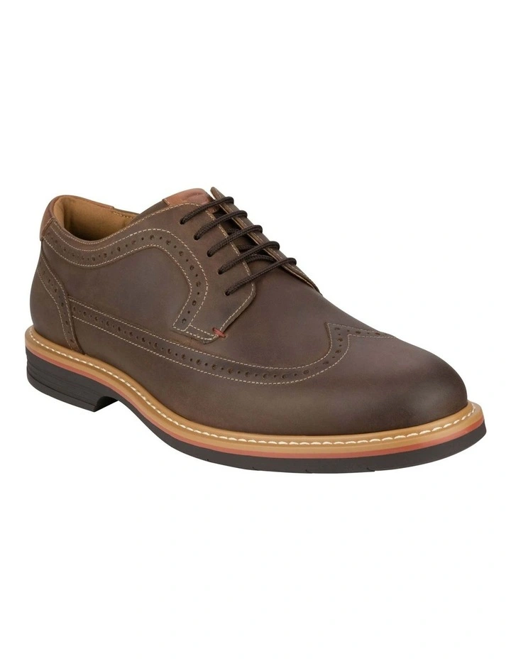 Norwalk Wingtip Dress Shoes in Brown image 1