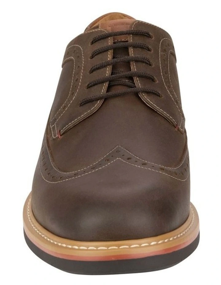 Norwalk Wingtip Dress Shoes in Brown thumbnail 1