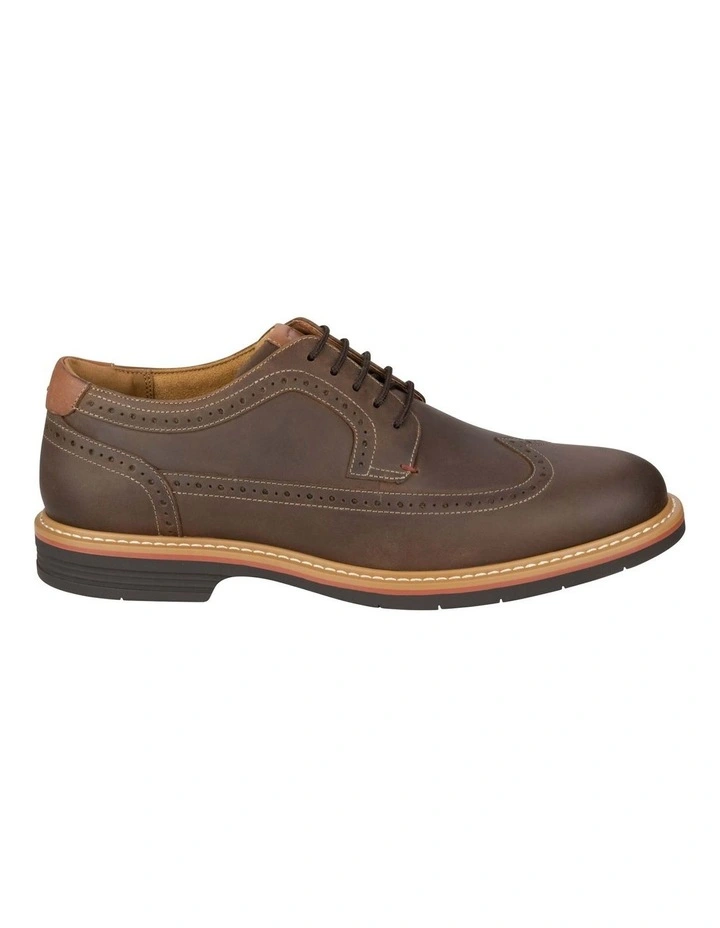 Norwalk Wingtip Dress Shoes in Brown image 3