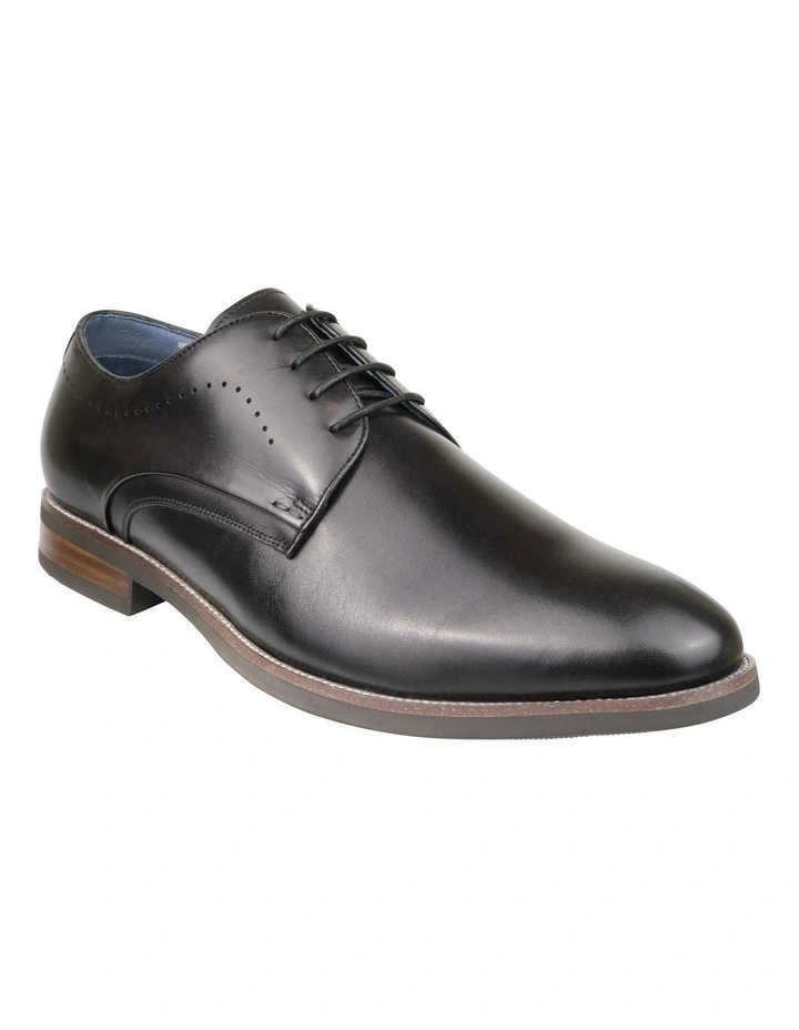 Nimbus Plain Toe Derby Wide Width Shoes in Black image 1