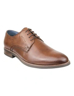 Nimbus Plain Toe Derby Wide Width Shoes in Tan