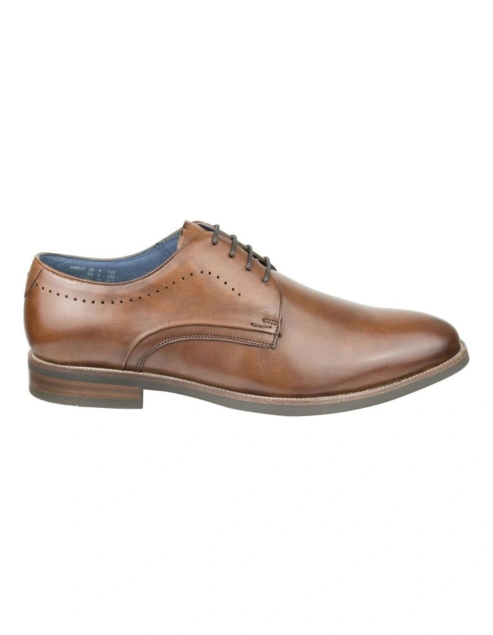 Nimbus Plain Toe Derby Wide Width Shoes in Tan image 3
