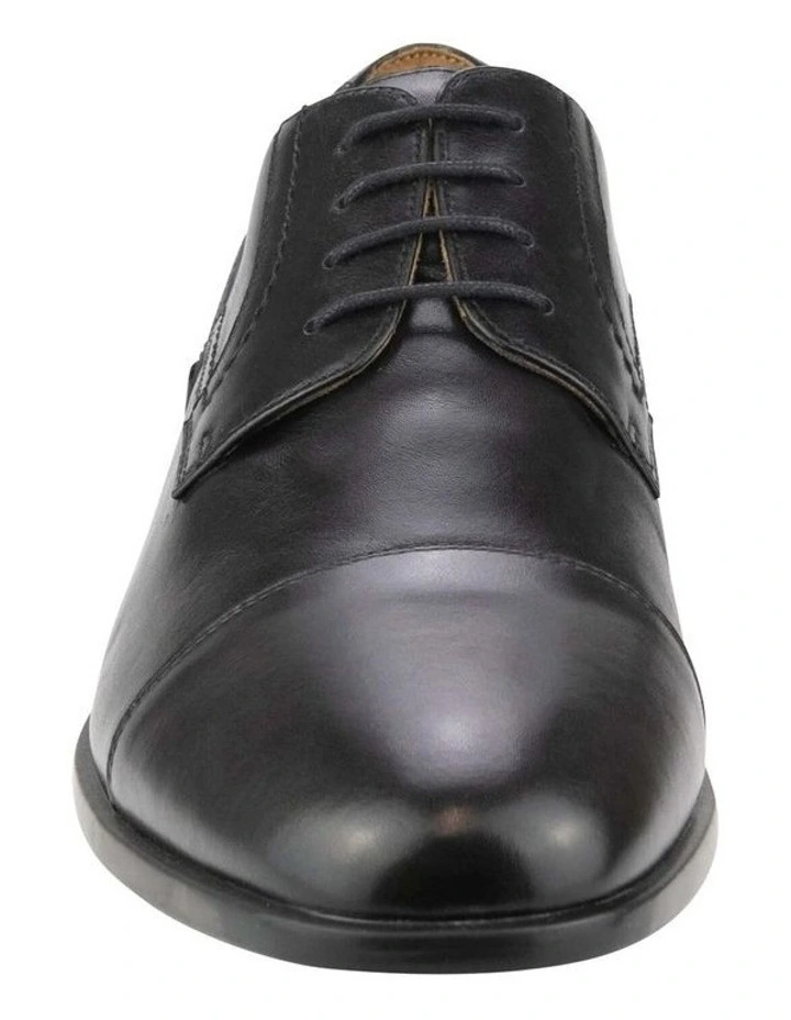 Zagami Cap Toe Derby in Black image 2