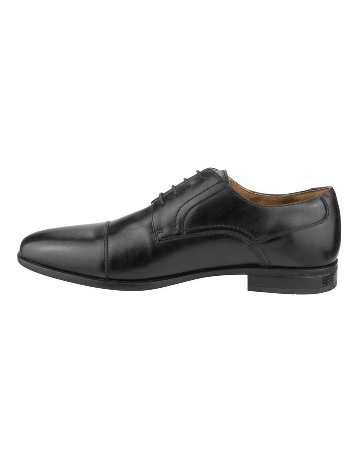 Zagami Cap Toe Derby in Black image 5