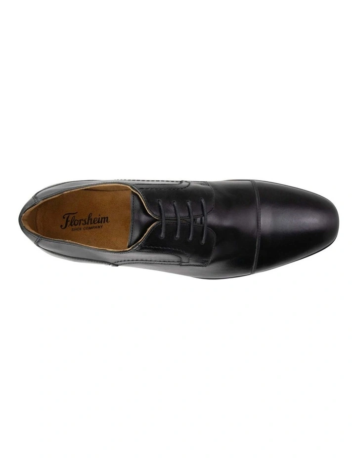 Zagami Cap Toe Derby in Black image 6