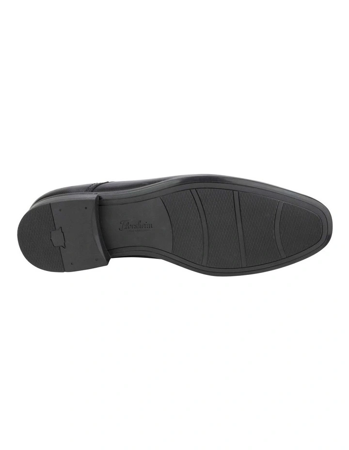 Zagami Plain Toe Derby in Black image 7