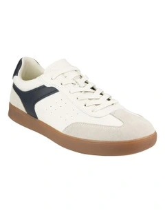 Pace T-Toe Lace Up Sneaker in Bone
