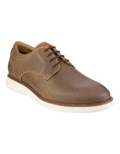Launch Plain Toe Derby inBrown