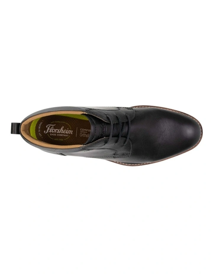 Traveller Plain Toe Chukka Boot in Black image 6