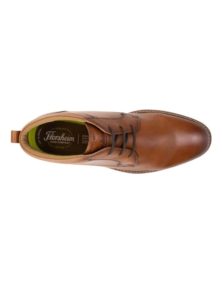 Traveller Plain Toe Chukka Boot in Tan image 6