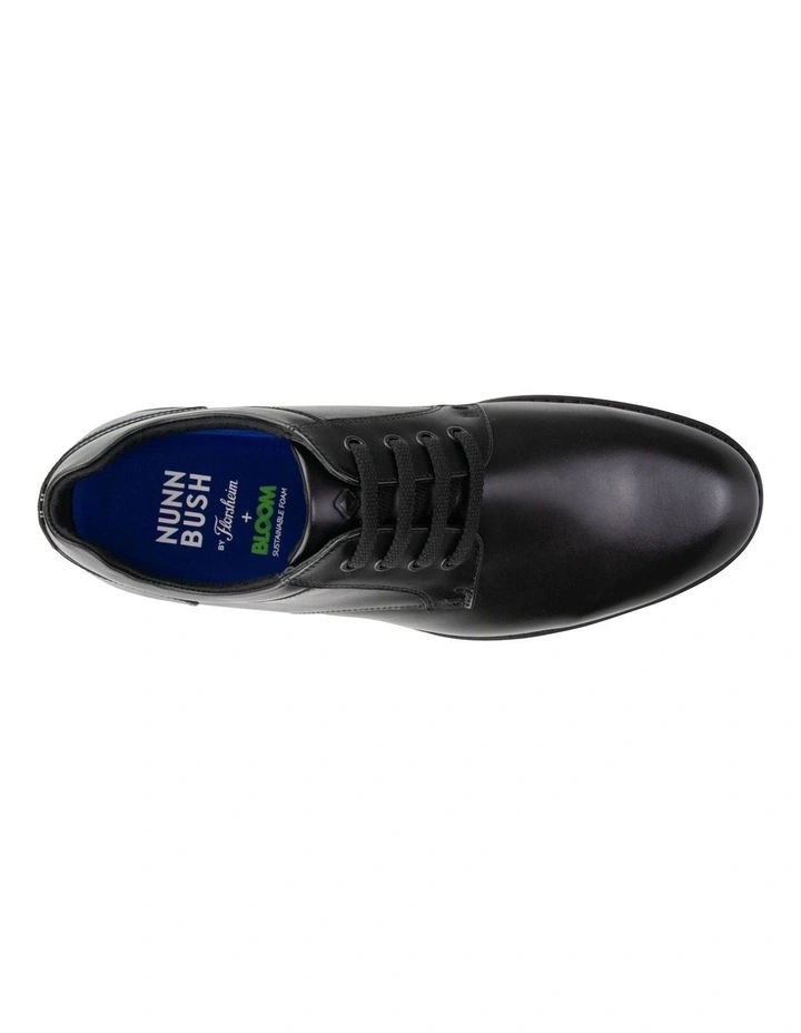 Raptor Plain Toe Derby Shoes in Black image 6
