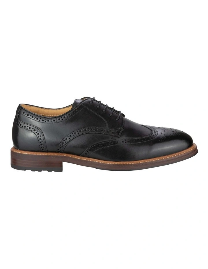 Anthem Wingtip Derby Shoe in Black image 5