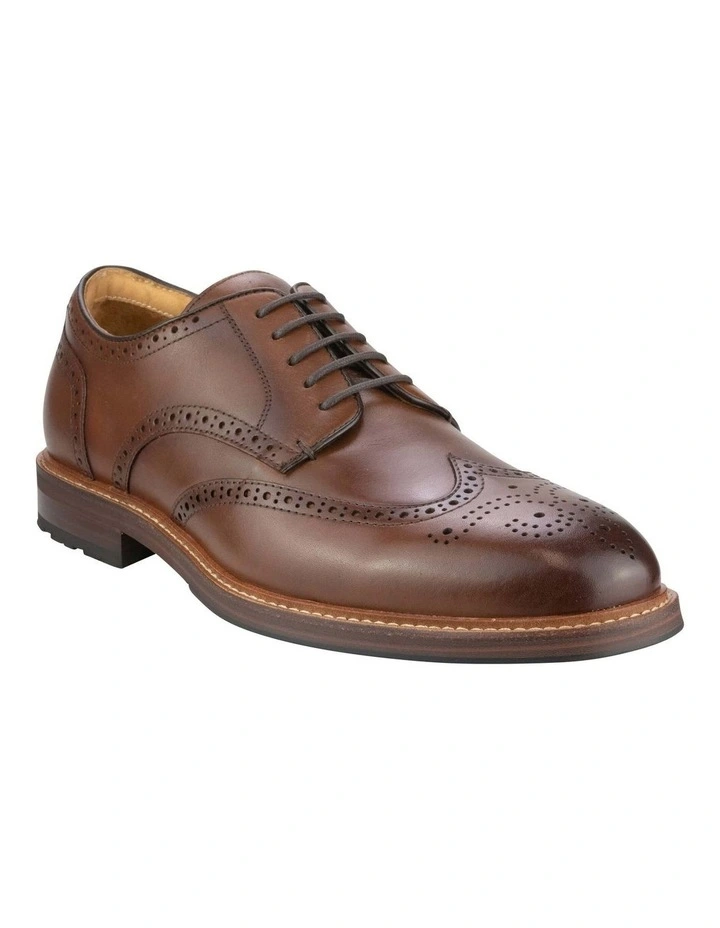 Anthem Wingtip Derby Shoe in Brown image 1