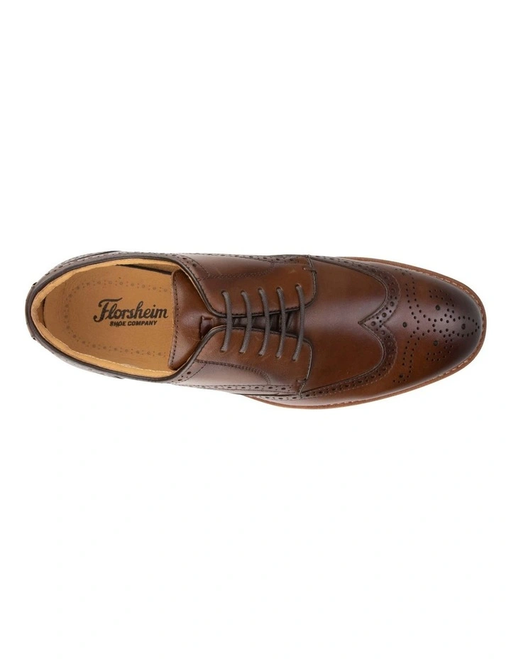 Anthem Wingtip Derby Shoe in Brown image 6