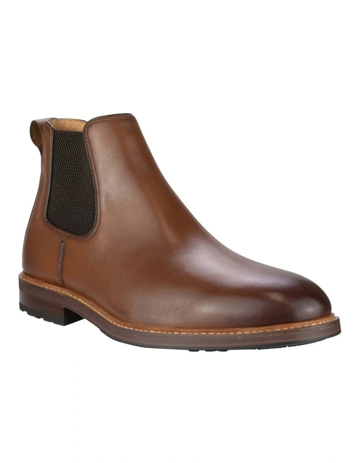 Anthem Plain Toe Chelsea Boot in Brown image 1