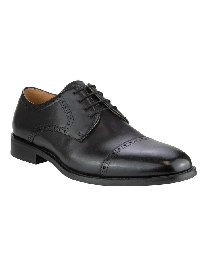Chadwick Cap Toe Derby Shoe in Black image 1