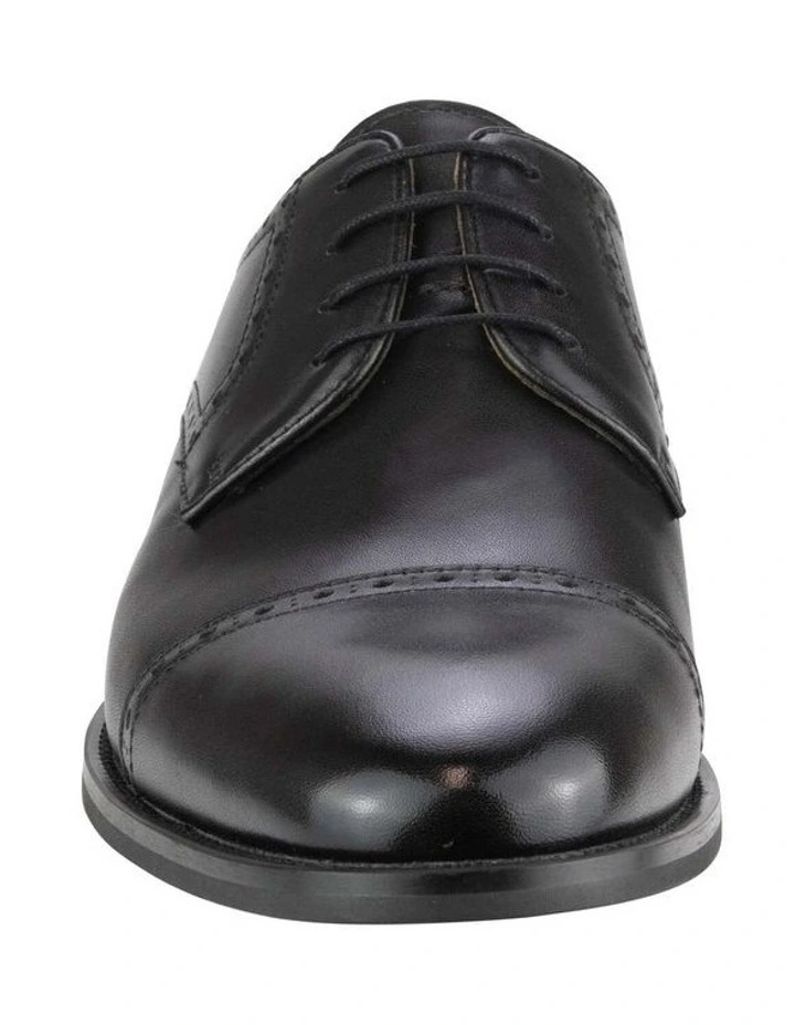 Chadwick Cap Toe Derby Shoe in Black image 2