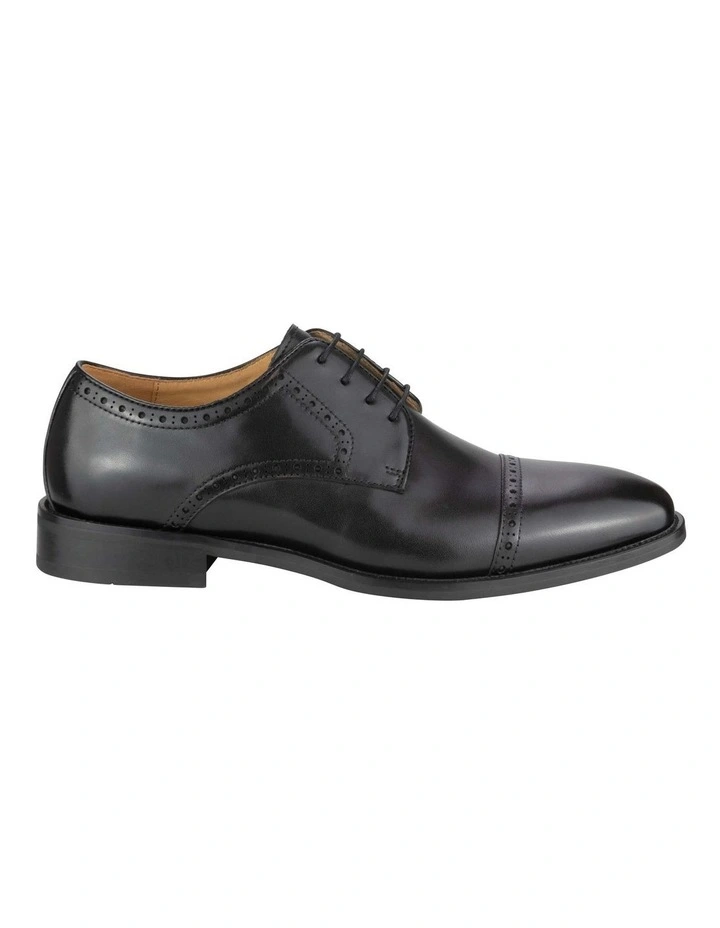 Chadwick Cap Toe Derby Shoe in Black image 5