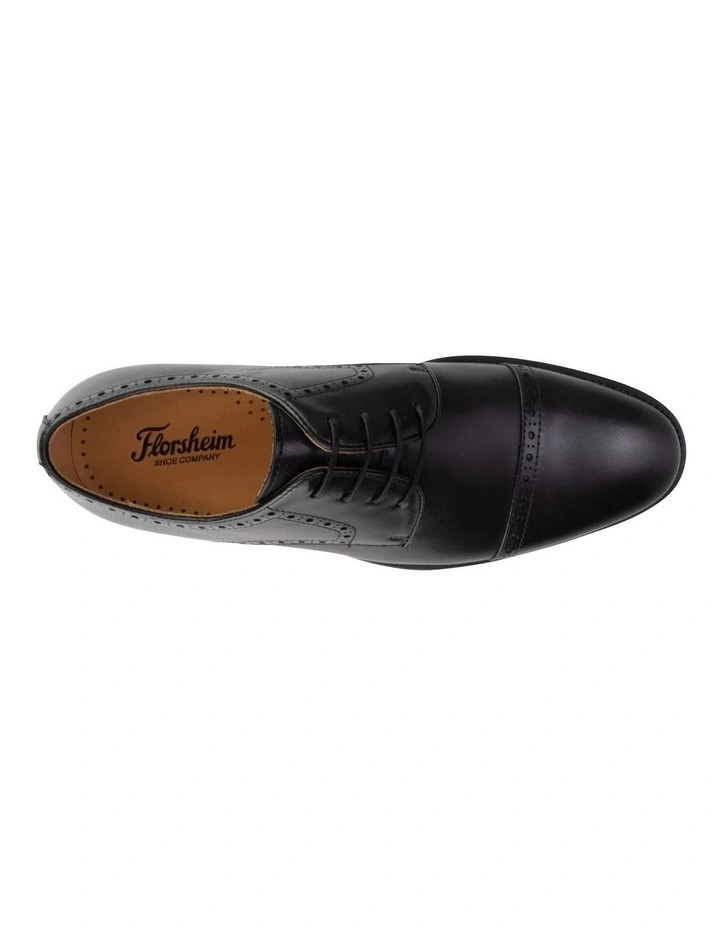 Chadwick Cap Toe Derby Shoe in Black image 6