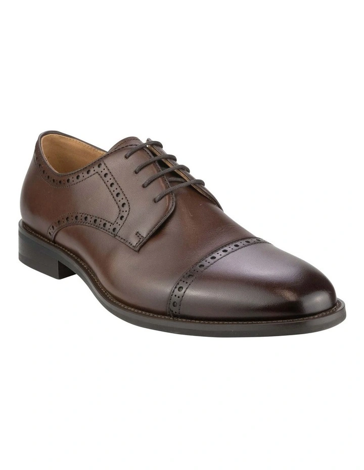 Chadwick Cap Toe Derby Shoe in Brown image 1
