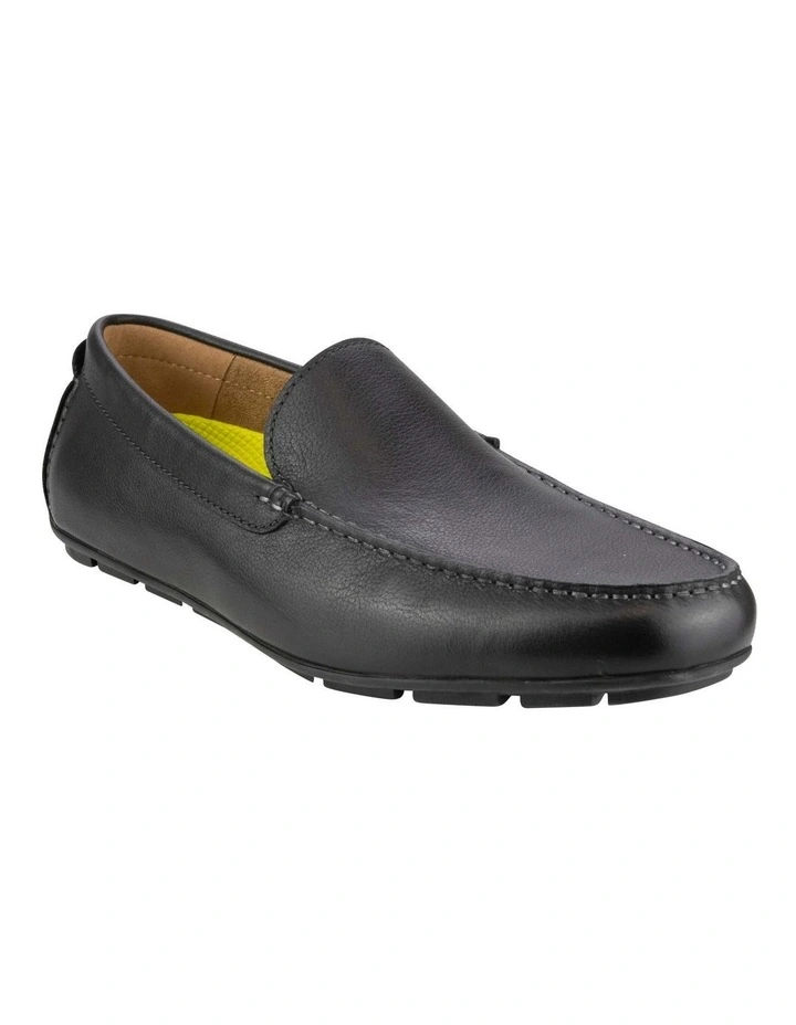 Motor Moc Toe Driver Shoe in Black image 1