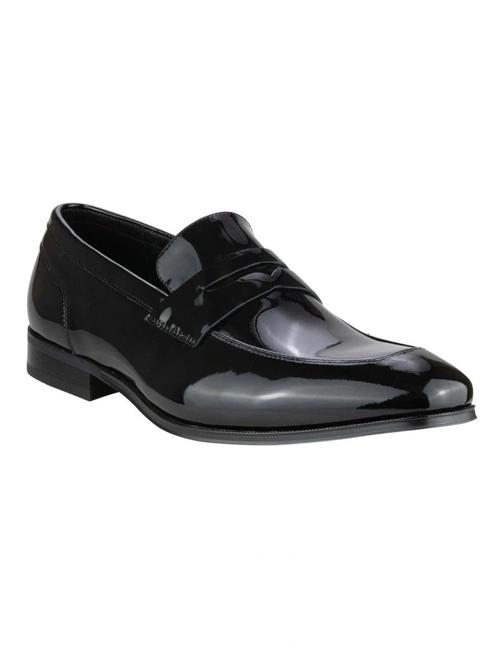 Tux Moc Toe Penny Slip On Shoes in Midnight image 1