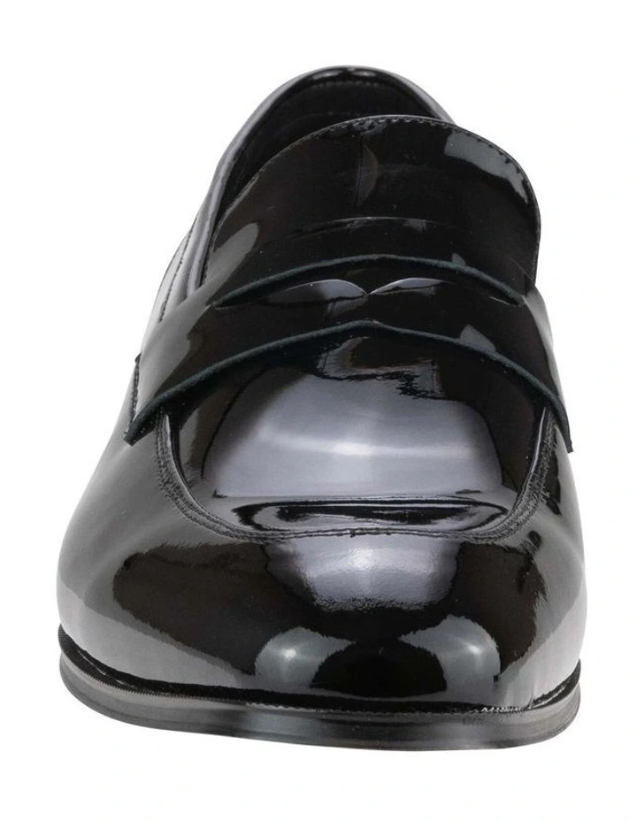 Tux Moc Toe Penny Slip On Shoes in Midnight image 2