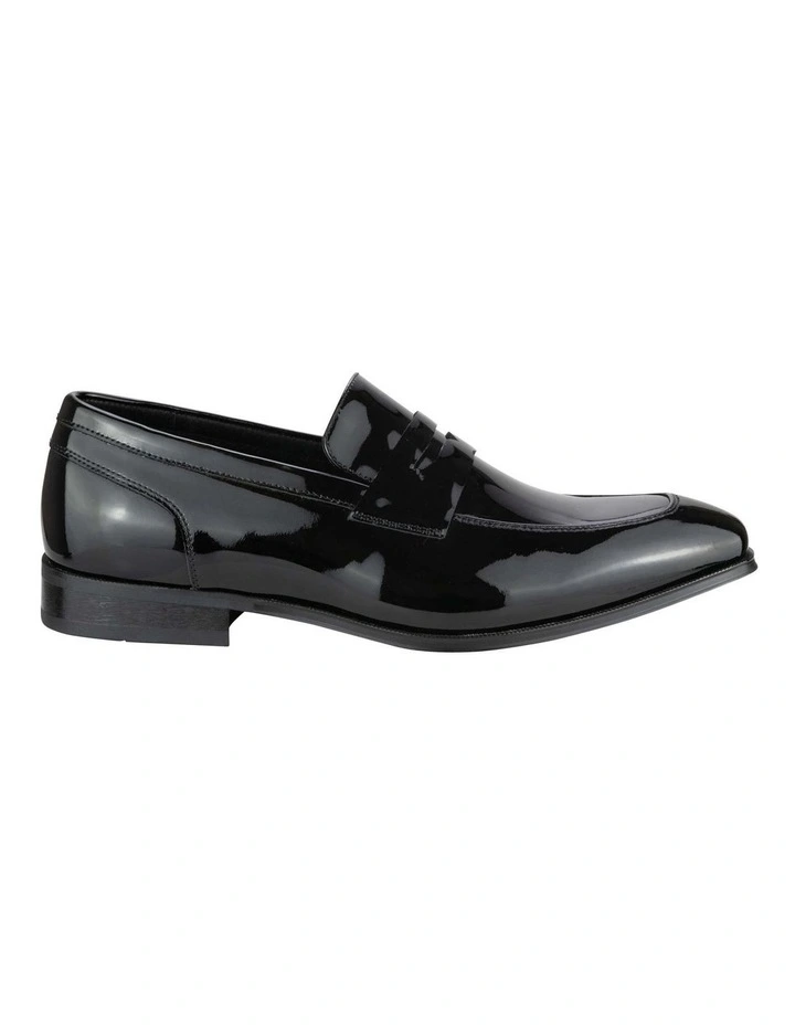 Tux Moc Toe Penny Slip On Shoes in Midnight image 3