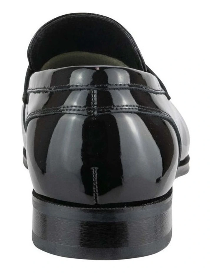 Tux Moc Toe Penny Slip On Shoes in Midnight image 4