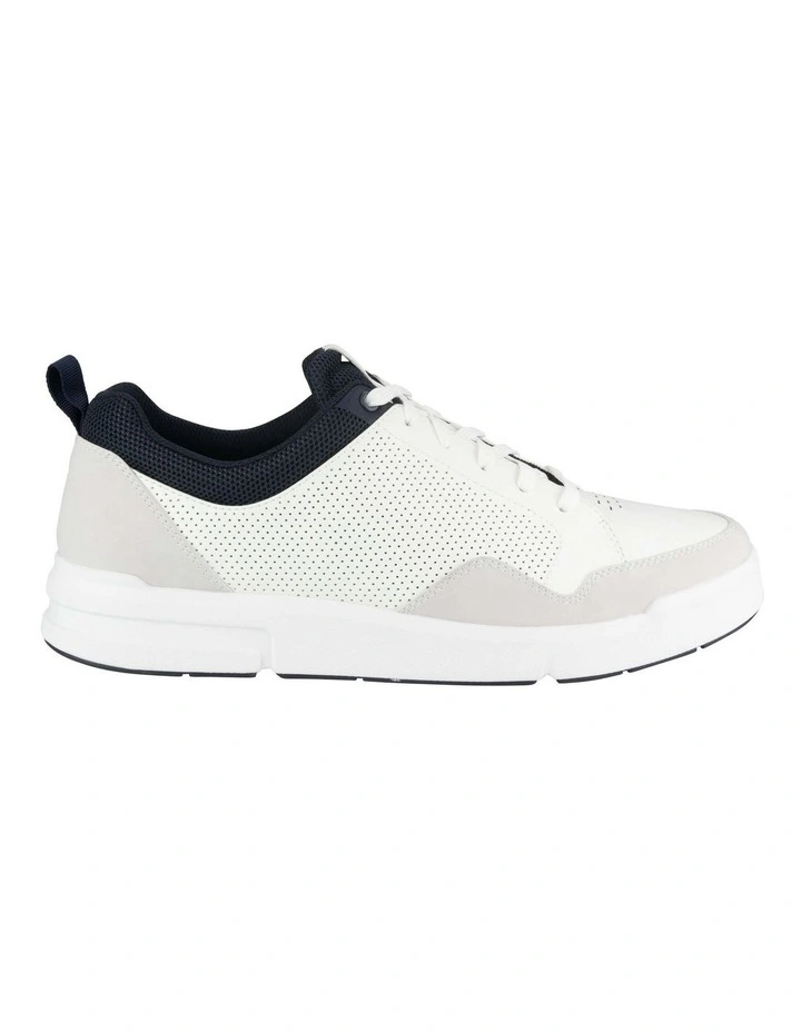 City Rally Lace To Toe Sneaker in White image 3