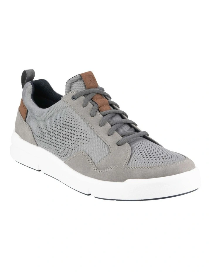 City Rally Knit Lace To Toe Sneaker in Grey image 1