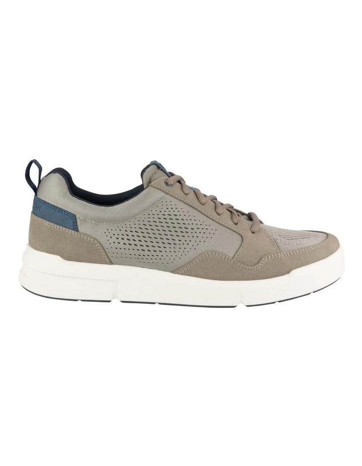 City Rally Knit Lace To Toe Sneaker in Khaki image 3