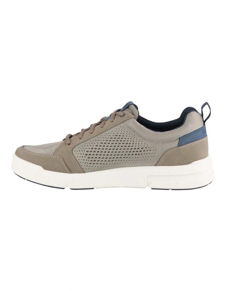 City Rally Knit Lace To Toe Sneaker in Khaki image 5
