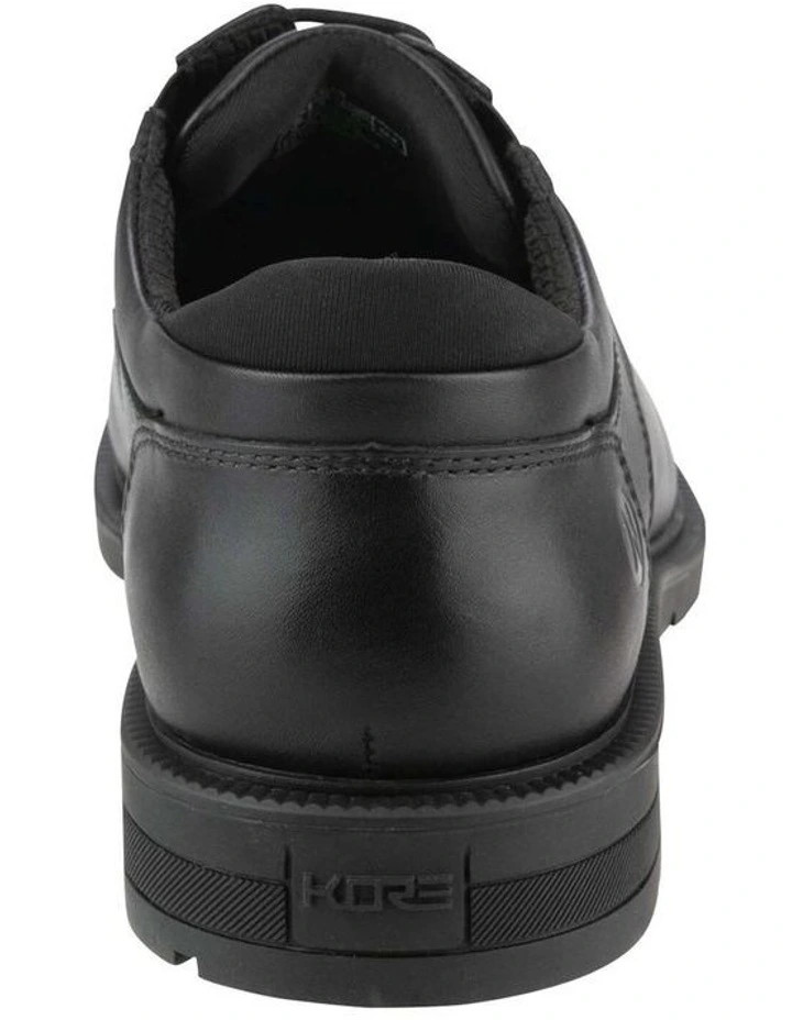 Icon EZ Plain Toe Derby Shoes in Black image 4