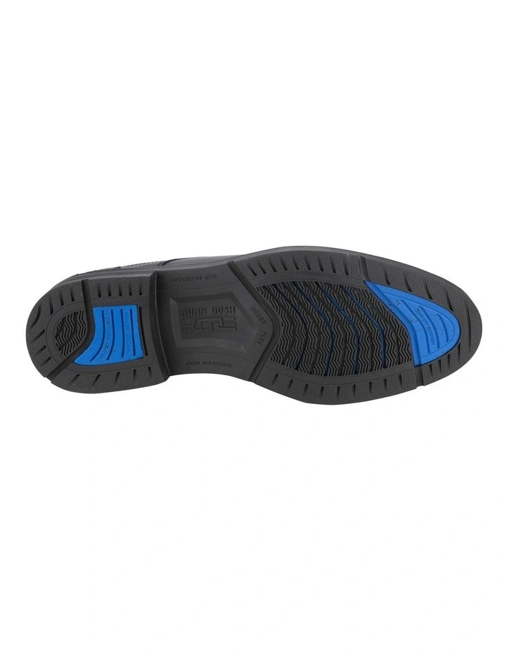 Icon EZ Plain Toe Derby Shoes in Black image 7