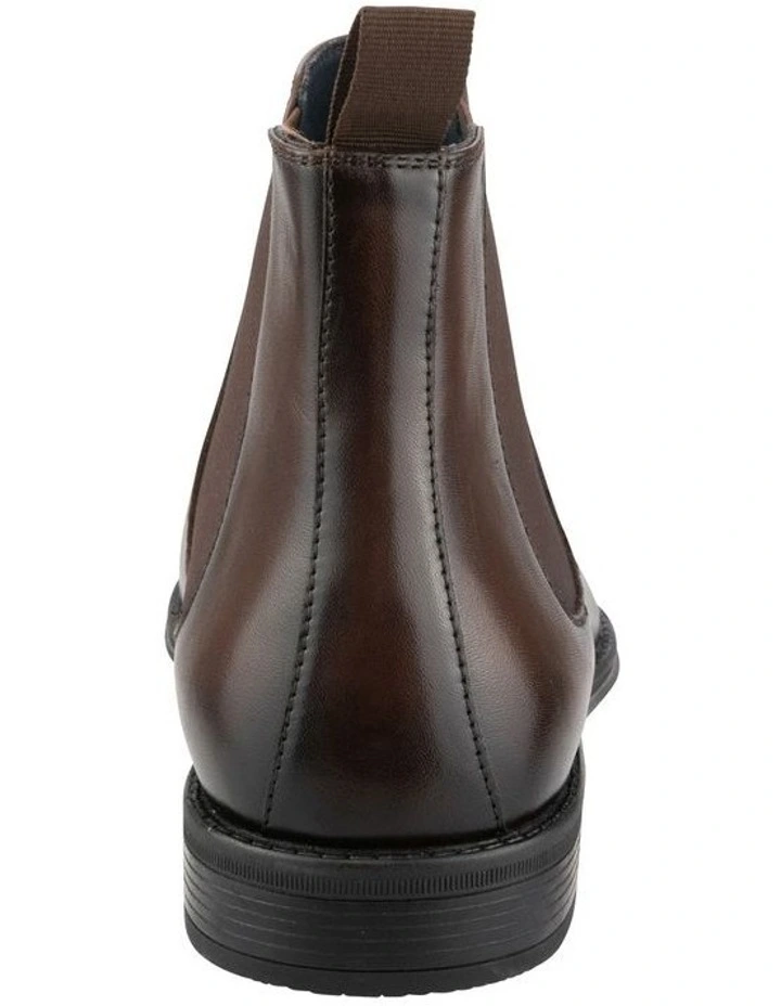Chatham Plain Toe Chelsea Boot in Brown image 4