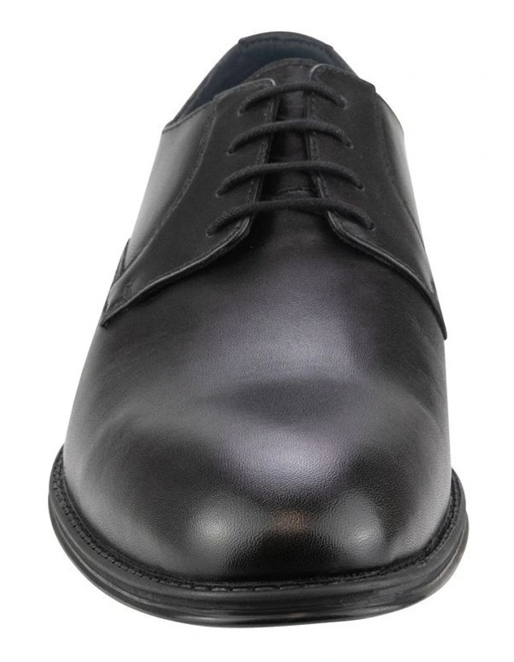 Chatham Plain Toe Derby Shoes in Black image 2