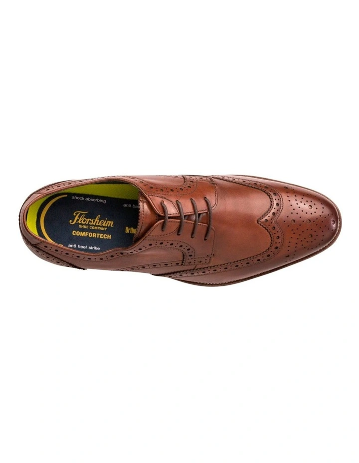 Arcus Wingtip Dress Shoe in Tan image 6