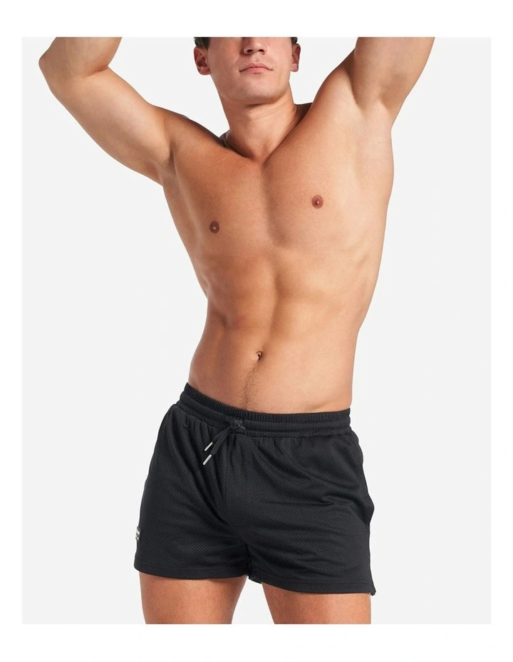 S.S.C. Mesh 3 Short in Black image 2