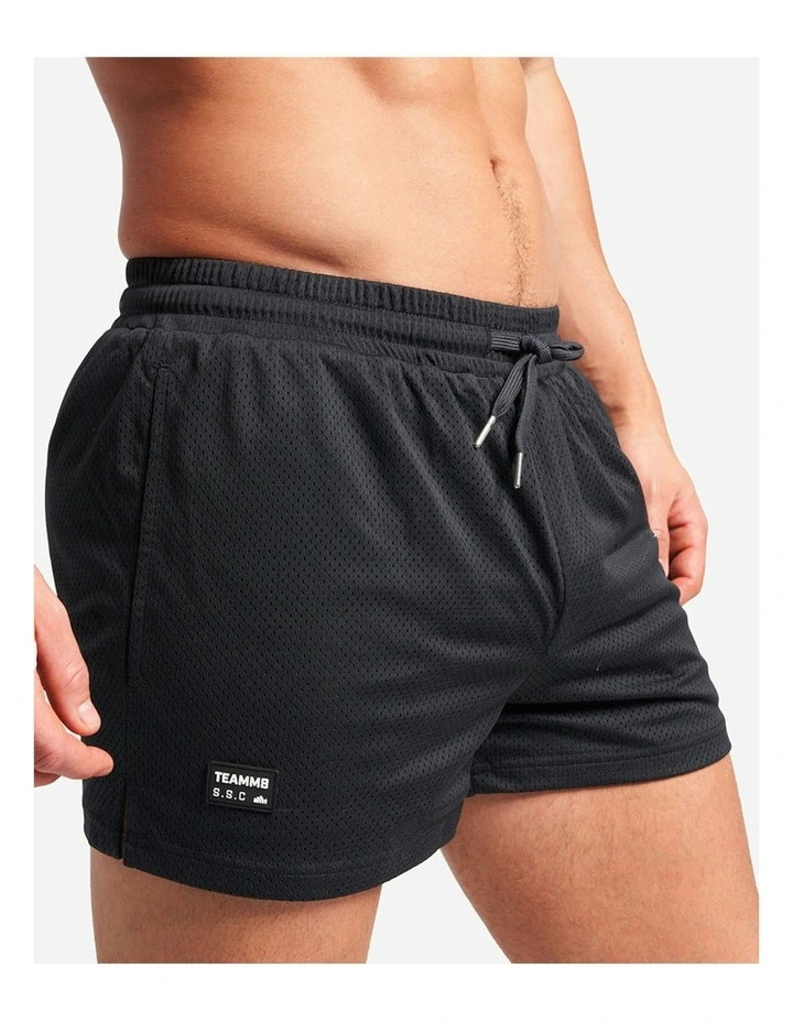 S.S.C. Mesh 3 Short in Black image 4