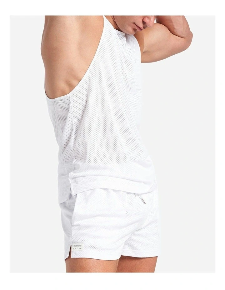 S.S.C. Mesh Tank in White image 2