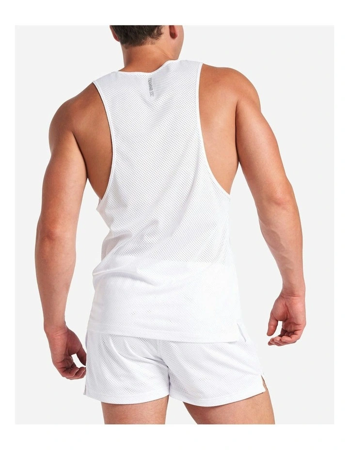 S.S.C. Mesh Tank in White image 3