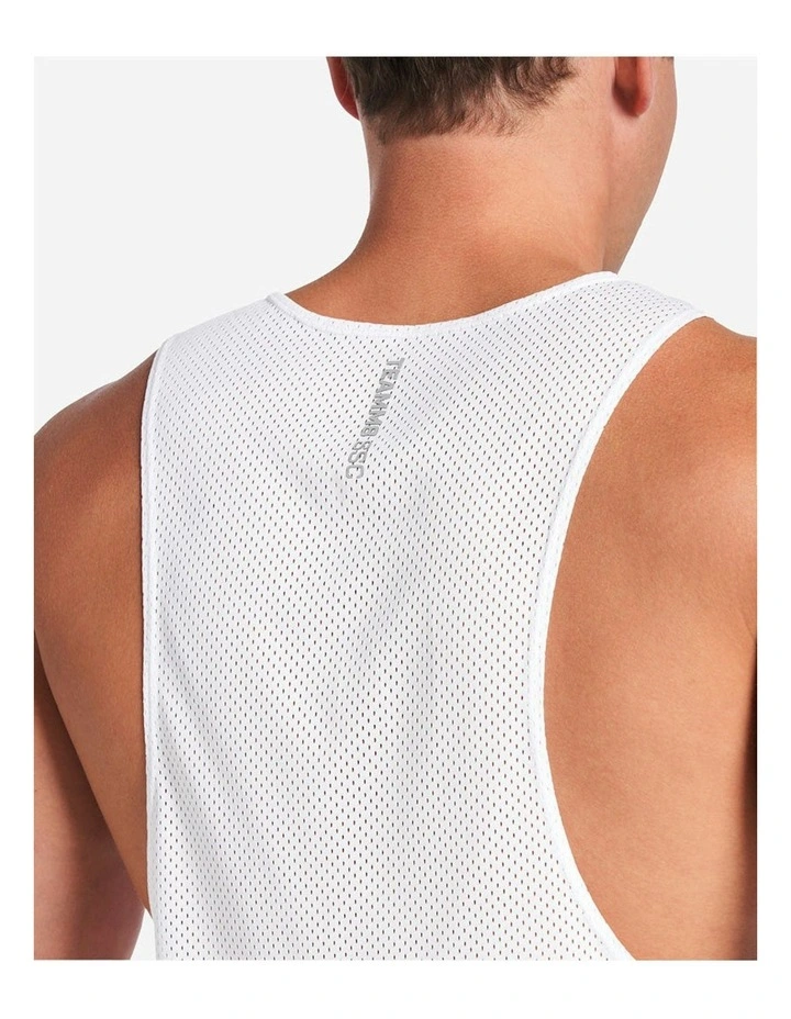 S.S.C. Mesh Tank in White image 4