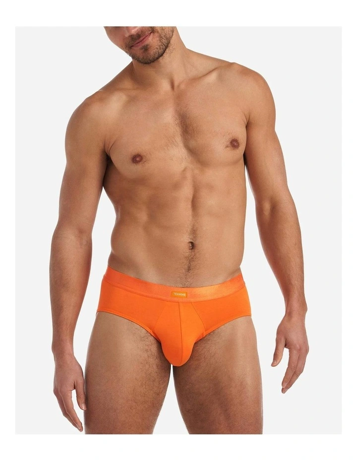 You Bamboo Brief in Orange Peel image 1