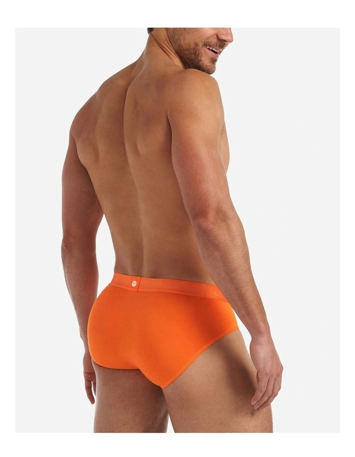 You Bamboo Brief in Orange Peel image 2