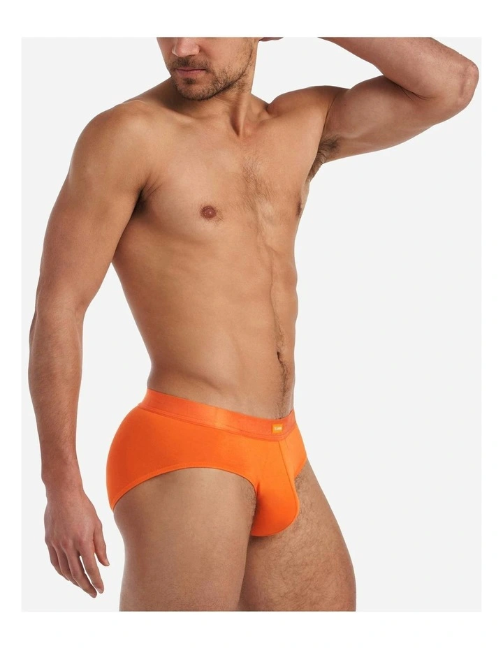 You Bamboo Brief in Orange Peel image 3
